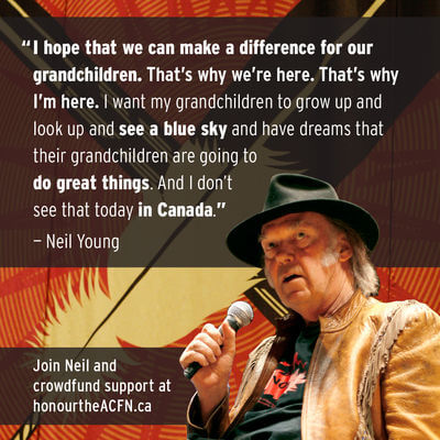Honoured to be part of Honour the ACFN