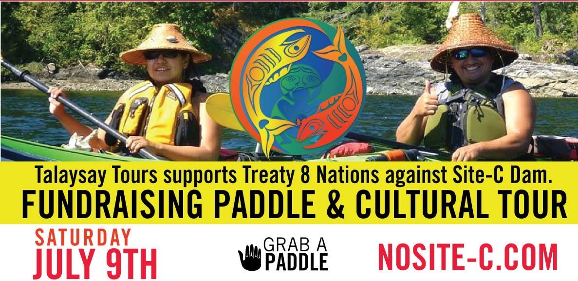 Talaysay Tours Paddle for Peace – Protect the Mighty Peace River