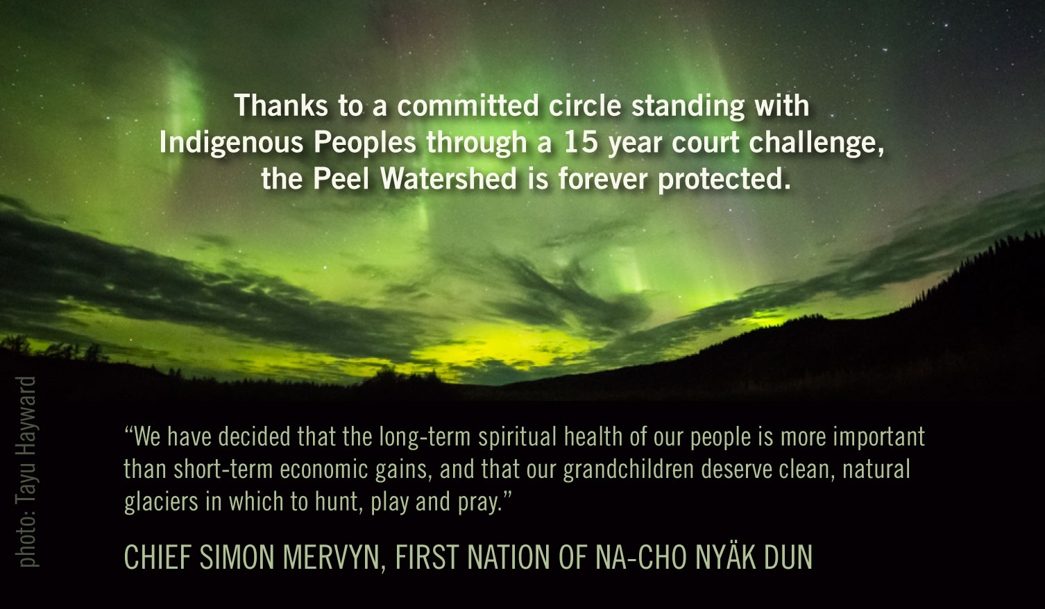 Magnificent Peel Watershed protected for future generations