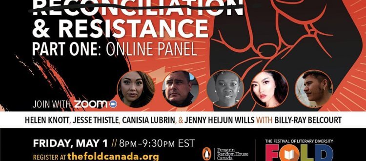 Reconciliation & Resistance Part I and II Hosted by the Festival for Literary Diversity