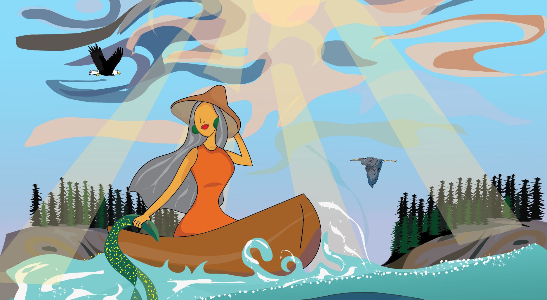 Infographic illustrating Heiltsuk Nation’s legal challenge to Kirby Corp and BC over oil spill.