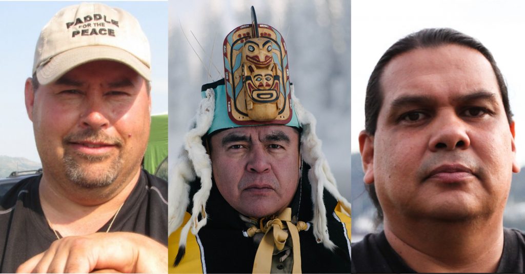Photo collage of Chiefs Roland Willson, Smogelgem and Ruben George