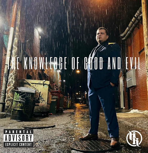 Photo from HK - Higher Knowledge - Meta page. Cover image of his new album ‘The Knowledge of Good and Evil’